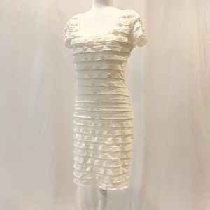 GUC Max Studio Short Sleeve Ruffle Dress